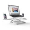 Adjustable Aluminum Laptop Stand – 3-in-1 Foldable Riser with Phone Holder - Image 5
