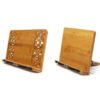Natural Bamboo Book Stand – Adjustable Reading Frame (3 Sizes) - Image 2