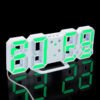 3D Digital Wall Clock – LED Alarm Clock with Modern Display (USB Powered) - Image 2