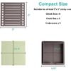 Metal Sticky Note Holder with Stencil – Sleek Desk Organizer - Image 4