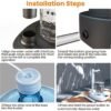 Smart Desktop Water Dispenser – Rechargeable with Stand & Extension Tube - Image 3