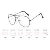 3026 Anti-Blue Light Glasses – Metal Frame Flat Lens Eyewear for Screen Protection - Image 4