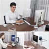 OA-1 Aluminum Adjustable Laptop Stand – 360° Rotating Ergonomic Mount (10–15.6”) - Image 4