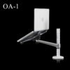 OA-1 Aluminum Adjustable Laptop Stand – 360° Rotating Ergonomic Mount (10–15.6”) - Image 2